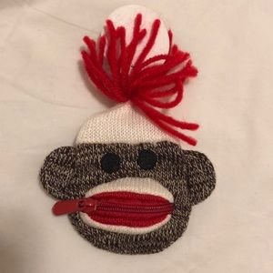 Sock Monkey Coin Purse